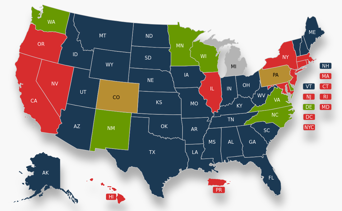 Michigan Concealed Carry Gun Laws: CCW & Reciprocity Map | USCCA