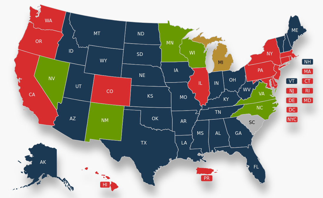 South Carolina Concealed Carry Gun Laws: CCW & Reciprocity Map | USCCA