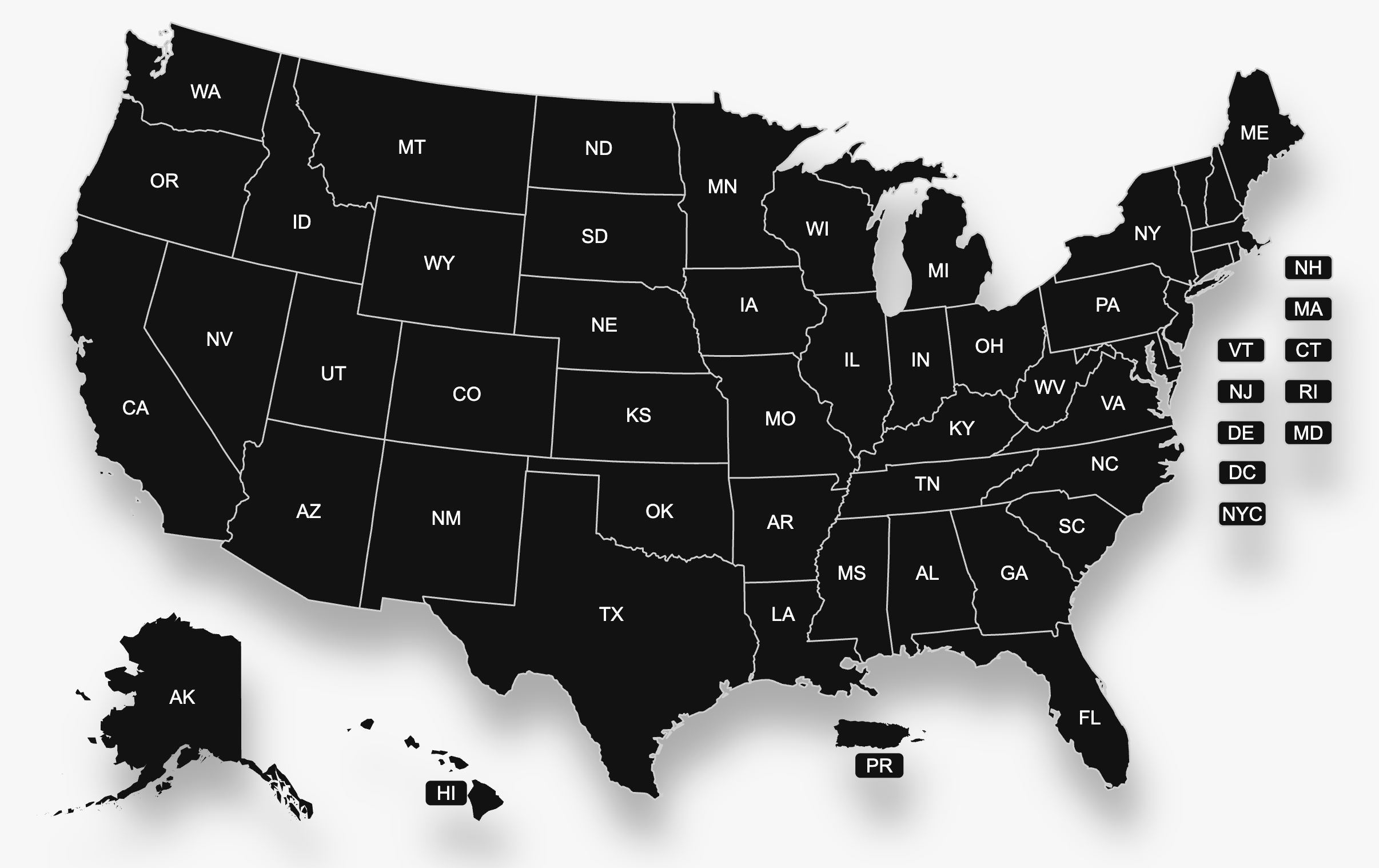 USCCA Concealed Carry Reciprocity Map & U.S. Gun Laws | USCCA
