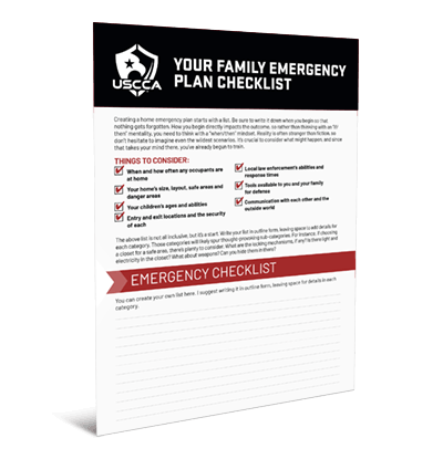 Your Family Emergency Checklist